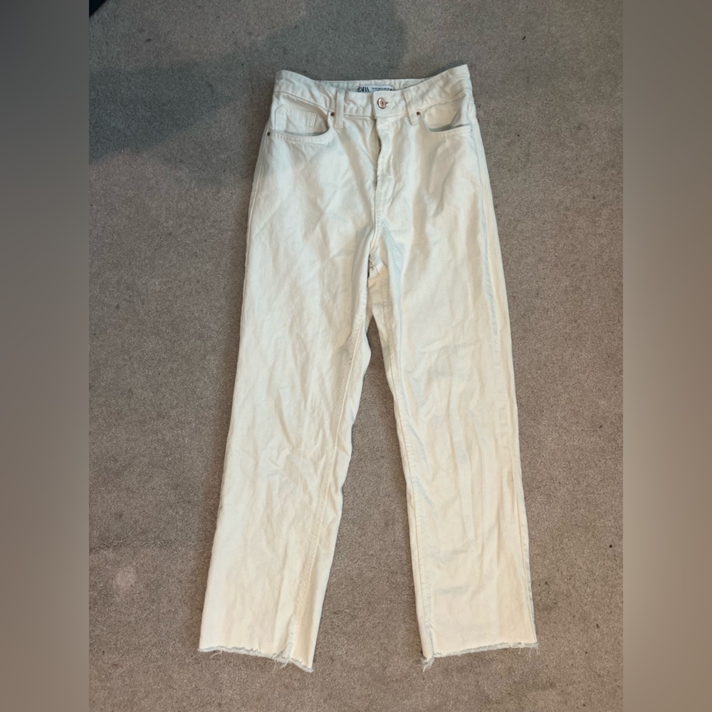 Zara jeans crème